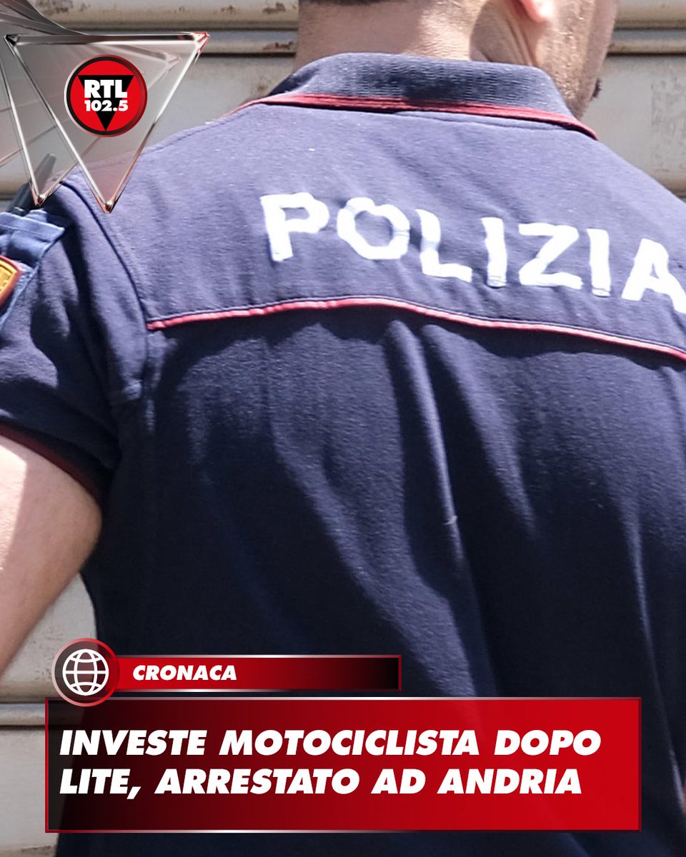 rtl1025's tweet photo. 📌 Un motociclista di 24 anni è stato investito da un Suv dopo una lite con il conducente dell'auto che è stato arrestato. È successo non lontano da Castel del Monte, ad #Andria. Il 24enne è in ospedale ma le sue condizioni non sarebbero gravi. La vittima, secondo quanto ricostruito finora, era in compagnia di alcuni amici quando sarebbe iniziata una discussione con l'automobilista che avrebbe poi travolto il giovane con la sua auto. Soccorso dal personale del 118, il 24enne è stato trasportato al Bonomo. Sull'accaduto indagano i carabinieri. Il conducente del Suv potrebbe rispondere di tentato omicidio
📸: ANSA/ALESSANDRO DI MARCO