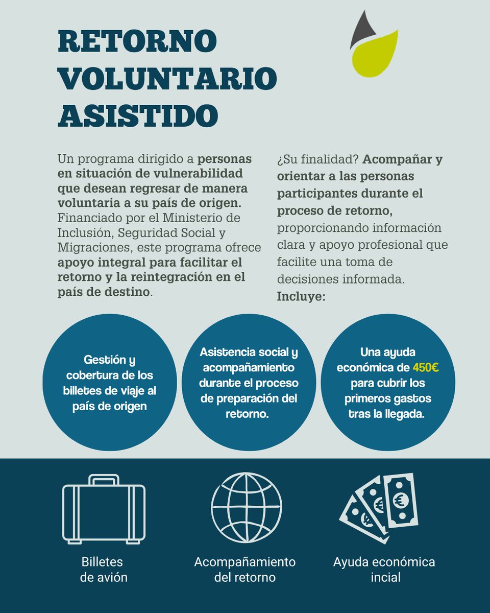 treballsolidari's tweet photo. ¿Pensando en regresar a tu país de origen? En #TreballSolidari te acompañamos para un retorno seguro, digno y con garantías.
📞 971 72 67 32 |📧 retornovoluntario@treballsolidari.org
Financiado por el @InclusionGob y cofinanciado por la UE (#FAMI y Fondos Europeos) https://t.co/mhRionosVx