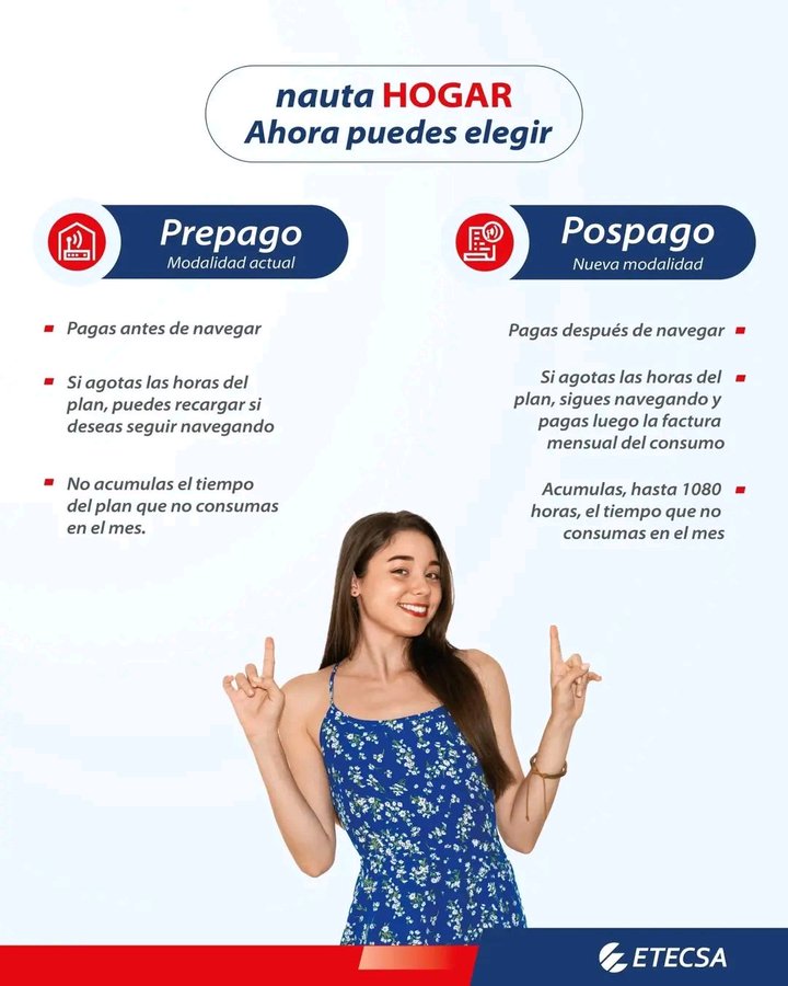 MkDTCA's tweet photo. Ahora puedes elegir 
#nautaHogar 
#EtecsaConCuba 
#AvileñosEnLínea https://t.co/Th9fJqAyCe