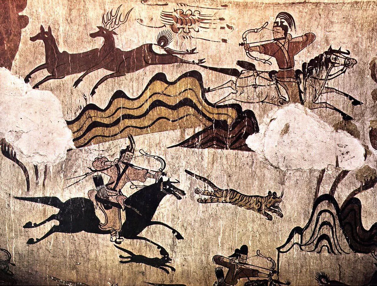 Dr_TheHistories's tweet photo. The influence of Eurasian nomads in Korea -

It is interesting to study the influence of Eurasian nomads in Korea. In ancient times, people spread from Manchuria and China to the Korean Peninsula. In general, it can be said that the Korean civilization was formed on the basis of a civilization that came from China. But this is not the only reason. The influence of Eurasian nomads reached the Korean Peninsula through the Manchuria. Manchuria was a land dominated by Eurasian nomads. 

The origins of the Goguryeo and Baekje kingdoms mentioned in ancient Korean history are linked to the Manchuria. These kingdoms have contributed to the origins of the Korean nation. In 7th Century AD, Korean Peninsula was unified under the rule of the Silla kingdom. The Silla kingdom is generally descended from people who migrated to the Korean Peninsula from China. This indicates that Korean civilization was formed on the foundation of Chinese civilization. However, Korean civilization is not exactly the same as Chinese civilization. This is due to the influence of the aforementioned Goguryeo and Baekje kingdoms. These kingdoms originated in Manchuria and were heavily influenced by the hunter and nomadic peoples of Eurasia. 

In general, it seems that hunter and nomadic people who were pushed from Manchuria to the Korean Peninsula laid the foundation for the kingdoms of Goguryeo and Baekje. Just like some groups of Eurasian nomads migrated to Europe. This factor that makes Korean civilization different from Chinese civilization. Since then, Eurasian nomads have continued to influence Korea to varying degrees. When Silla ruled the Korean Peninsula, the kingdom of Balhae existed in Manchuria. This kingdom was a union of the Goguryeo and Mohe peoples. 

The Mohe people are the ancestors of the Jurchen people. When the Balhae kingdom collapsed, some of its people migrated to the Korean Peninsula. During the Liao, Jin and Yuan dynasties, Eurasian nomads had a significant influence on Korea. The same was true during the Qing dynasty. 

Some modern Korean scholars link the origins of their nation to Eurasian nomads. This is not unreasonable. In general, the decisive factor that made Korean civilization different from Chinese civilization is the influence of Eurasian nomads.

© Bilegchuluun Basan

#drthehistories