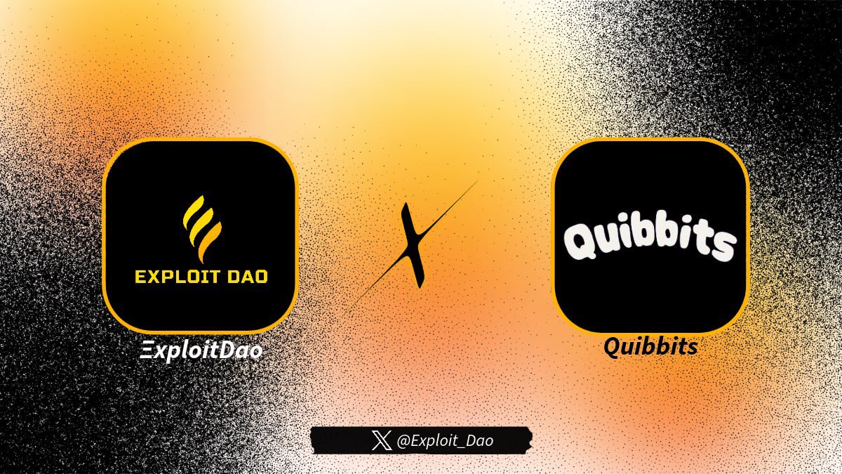 Exploit_Dao's tweet photo. We’re delighted to announce our collaboration with @Quibbits_Eth 

Our members have been granted with whitelist to their upcoming mint!! https://t.co/XwyRFNJBmS
