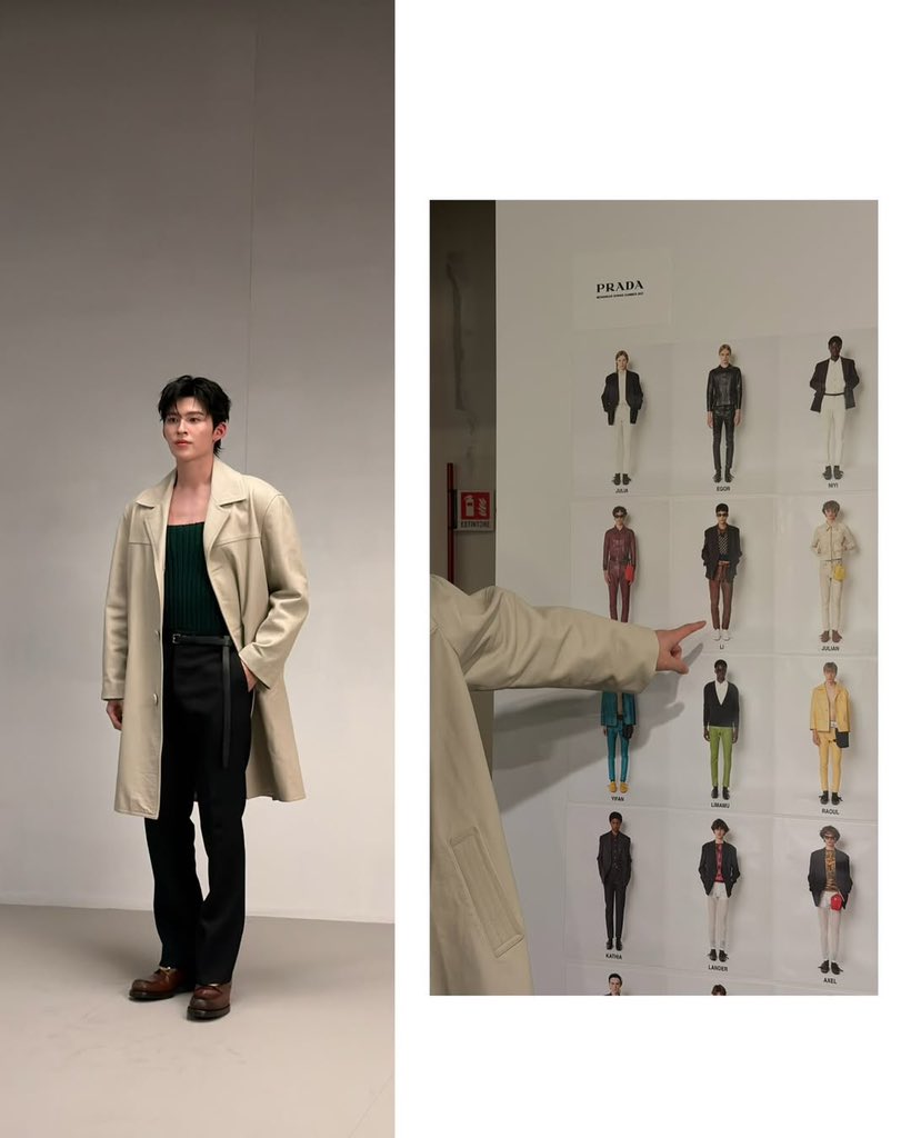 ppnarawinz's tweet photo. 📸 ppnaravit ig (1)

🐻 : Pure magic at #PradaSS27

POND PRADA SS27 IN MILAN

#PradaSS27xPond
#Prada @Prada 
#ppnaravit @ppnaravit 
#PondNaravit https://t.co/OEIWqMLJ1B