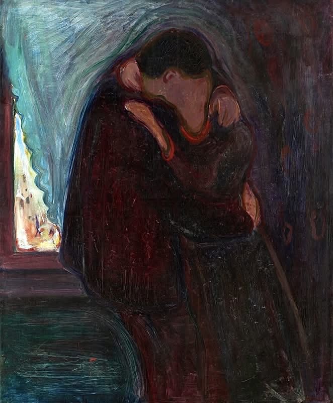 GmtServ66872's tweet photo. #arte " L’ incontro di due personalità è come il contatto tra due sostanze chimiche ; se c’è una qualche reazione, entrambi ne vengono trasformati." ( Carl Gustav Jung) #EdvardMunch Il Bacio, 1897. ✨♥️ https://t.co/djb2VIte1S