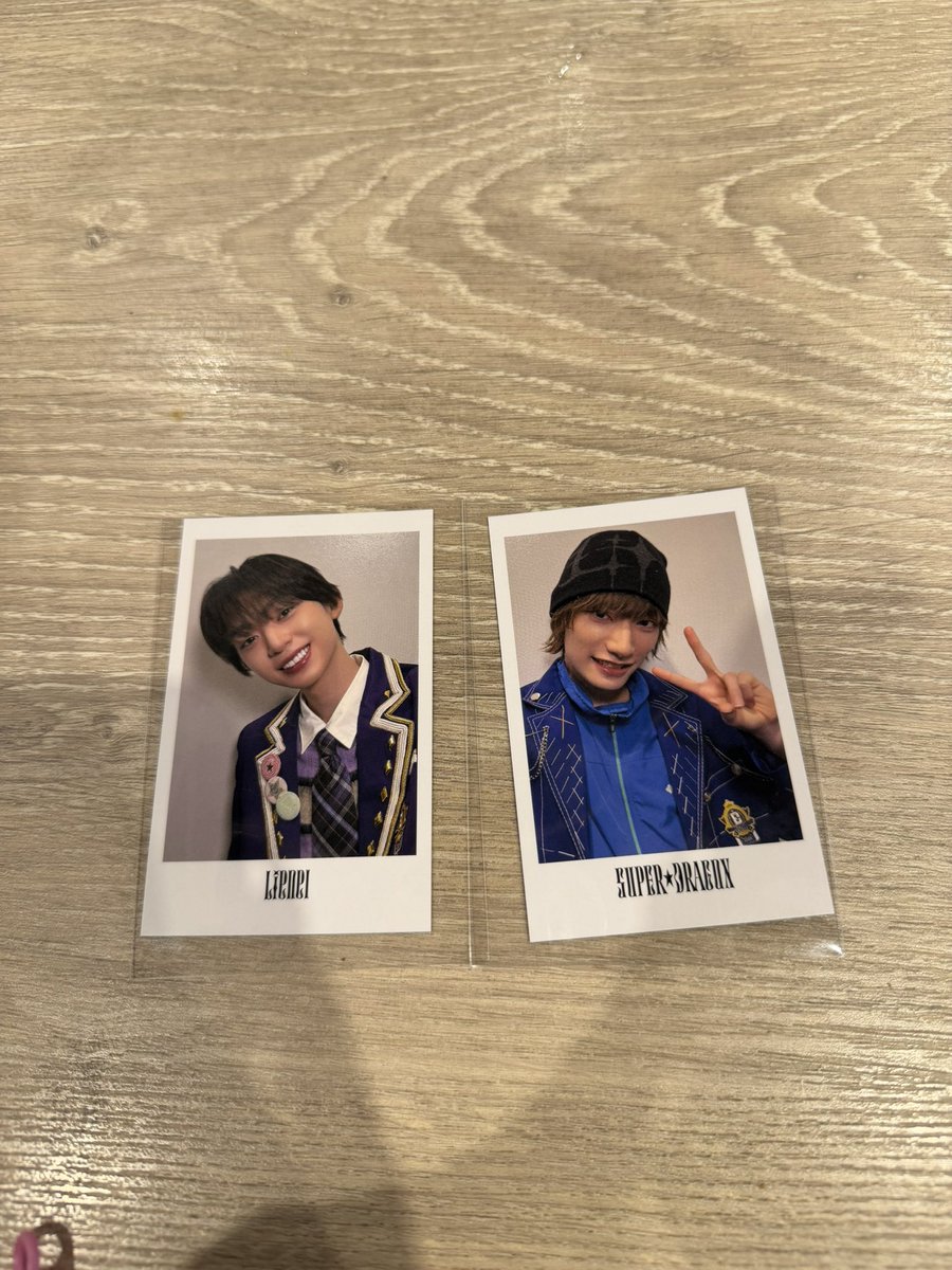 sa____sk05's tweet photo. Yes!東京 EBiDAN 交換 リリイベ
チェキ風トレカ

【求】原因は自分にある。 長野凌大
【譲】 スパドラ 柴崎楽  Lienel 近藤駿太

郵送希望です https://t.co/u9M95BVcw0