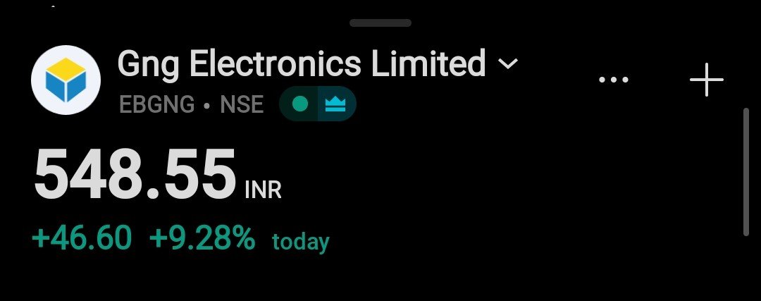 Investment2S's tweet photo. #GngElectronics 📊

10% Up 🔥

Enjoy the move  🎉 

705 Soon 👍 https://t.co/AA2TdSDfUy