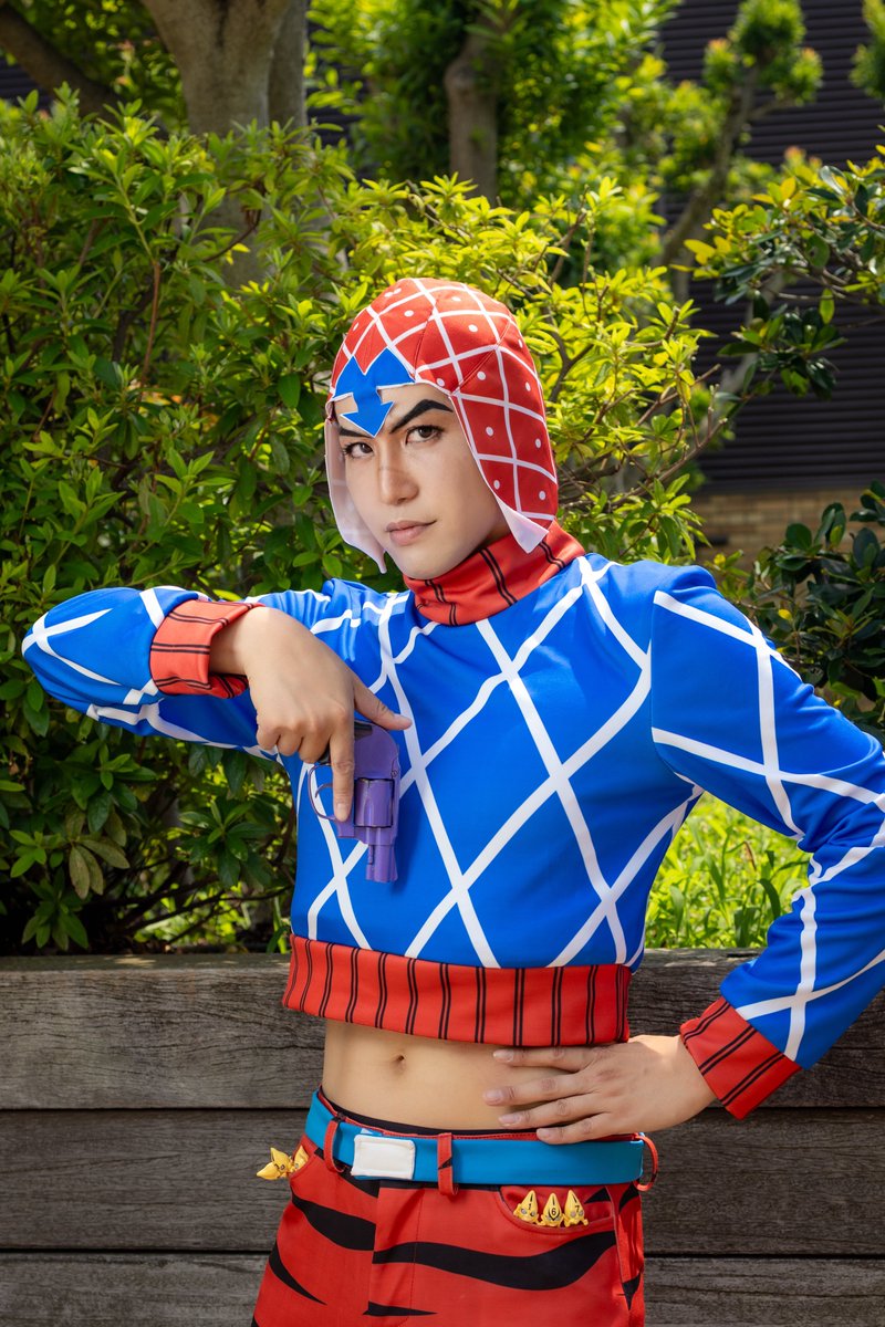 kourld's tweet photo. 【 cosplay コスプレ 】

ジョジョの奇妙な冒険 第5部 
グイード • ミスタ

photo : @kurebe_hobby 
#アコスタ池袋 #アコスタ https://t.co/H0d5ykE9ew