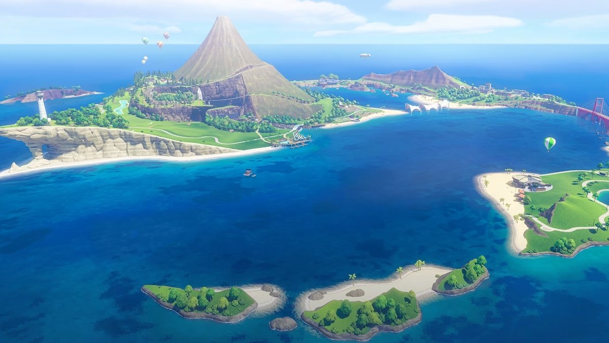 Minnendo's tweet photo. Rediseñaron completamente la isla Wuhu. La ciudad se derrumbo para construir un hotel de lujo.
Parece que hubo una erupción volcánica, donde la isla a crecido y el volcán se ancheo más. Algunas infraestructuras aguantaron y siguen después de la erupción.
O el B (lee hilo) 👇 https://t.co/yYsMS79WYB