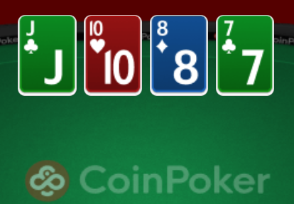 CoinPoker_OFF's tweet photo. You look down at this hand in PLO. What would you say is the No Limit Hold'em equivalent of this hand? https://t.co/396oBSV1Rt