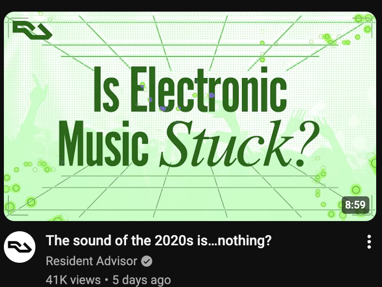 spacecandymusic's tweet photo. hate this so much, there is ALWAYS interesting, boundary pushing music if you take the time to look. Plus, people never really see what sounds define a decade until they are beyond said decade. To anyone of any decade its just music until nostalgia kicks in. https://t.co/xOIN2SmD9S
