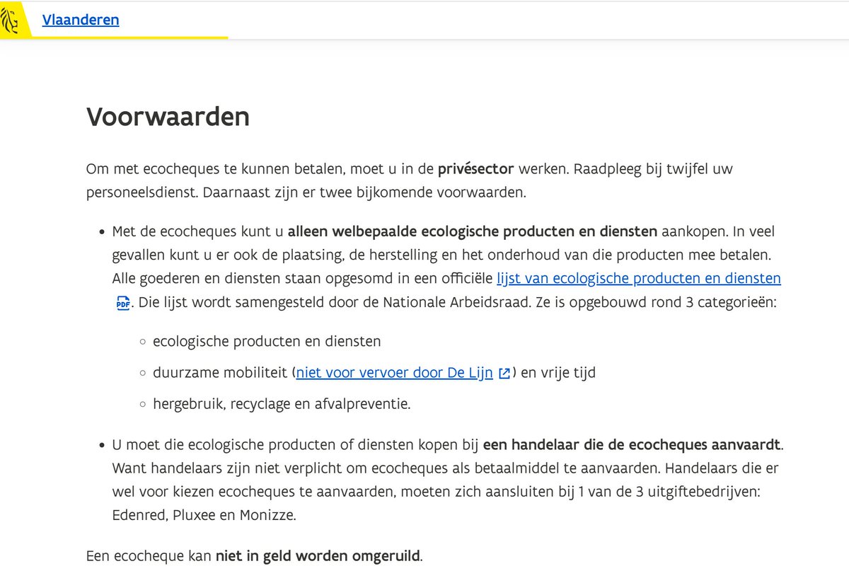 mboudry's tweet photo. 🚫 SCHAF ECOCHEQUES AF 🚫

Ik ben het beu dat onze overheden ons op allerlei manieren een weinig rationele "groene" ideologie door de strot rammen. Ecocheques zijn daar in België een goed voorbeeld van. 

Als burger word ik verplicht een deel van mijn loon te besteden aan zogenaamd "correcte" en "groene" consumptie, zelfs wanneer ik die producten niet nodig heb (overconsumptie, iemand?🤔).

Dat is irritant, want ik verwerp die hele uitsluiting van alles wat niet "hernieuwbaar" en "bio" is. Het verzet tegen kernenergie, kunstmest en pesticiden heeft niets met wetenschap te maken, en is juist schadelijk voor natuur en milieu. 

Schaf die hele regeling gewoon af, @DavidClarinval. Groene propaganda is géén kerntaak van de overheid, en al zeker niet voor een liberaal. 💸