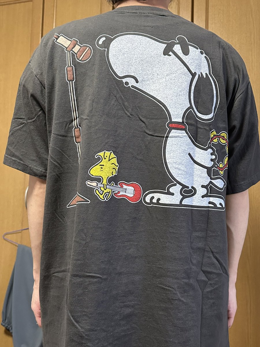 kozu5z's tweet photo. 冷蔵庫買ったらdポイントもらえたのでずっと欲しかったTシャツをメルカリで買ってみた
かわゆい！！ https://t.co/U6bgZvoNsV