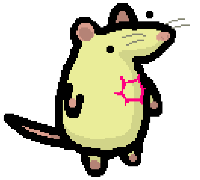 PigeonGod39's tweet photo. Daily Rats for no reason

Day 718: Strange Symbol Rat #rat #pixelart https://t.co/a9vEe8fWui