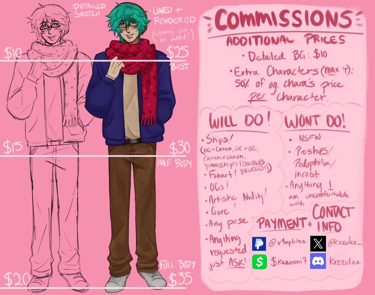 kaz ˖° || COMMS OPEN!! (@kazulaa_) / Posts / X
