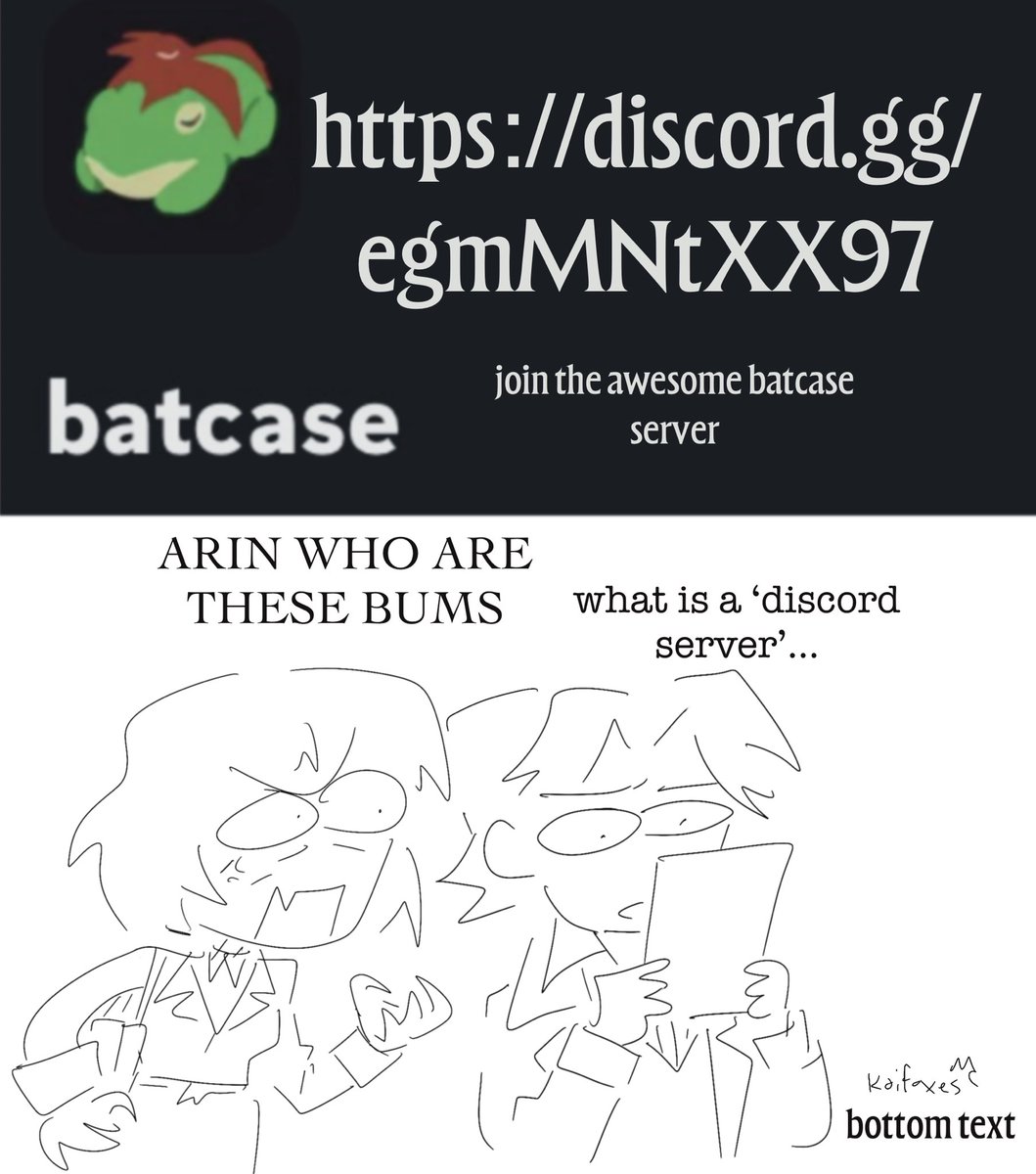 koifoxes's tweet photo. server thing #batcase https://t.co/FhxJsTFfjh