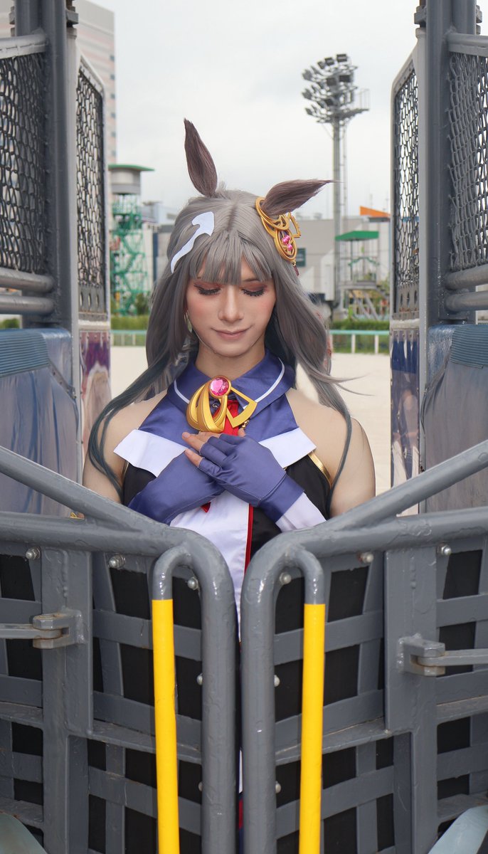 03St_akisame's tweet photo. #ウマ娘になってしまいました 
#サーコス船橋
クロノジェネシス（ウマ娘）
￣￣￣￣￣￣￣￣￣￣￣￣￣￣￣￣
ゲートイン完了…
トレーナーさん、
私たちの蹄跡を刻んできます…！

￣￣￣￣￣￣￣￣￣￣￣￣￣￣￣￣
撮影：椚木さん様（@Kunugirih）

ゲートイン直後の緊張感ある一瞬を撮っていただきました〜
改めて撮影ありがとうございました！🙇‍♀️ ̖́-