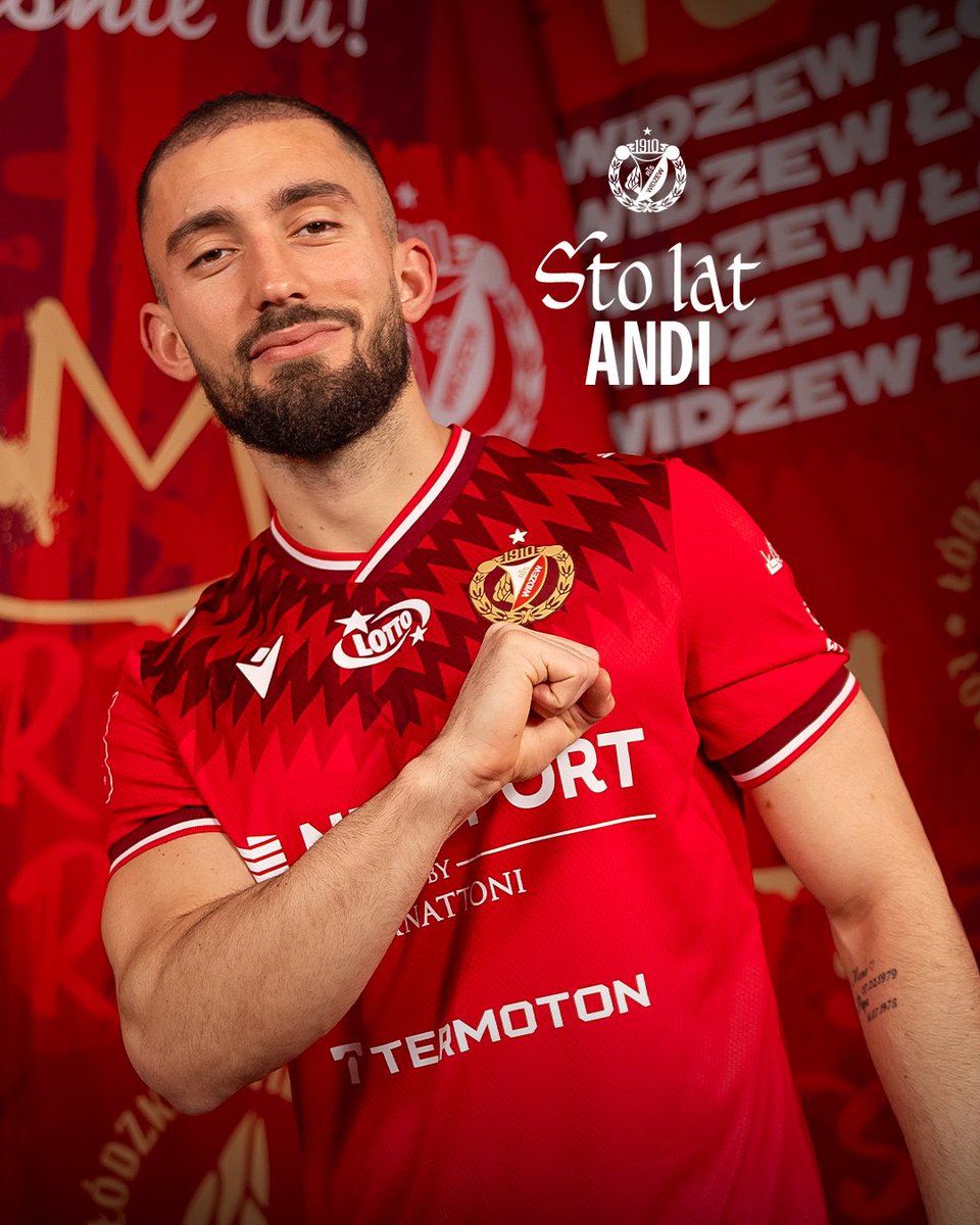 RTS_Widzew_Lodz's tweet photo. Dziś nie tylko start przygotowań, ale też urodziny 🎂

Wszystkiego najlepszego Andi! 🥳 https://t.co/K5m77PENaV