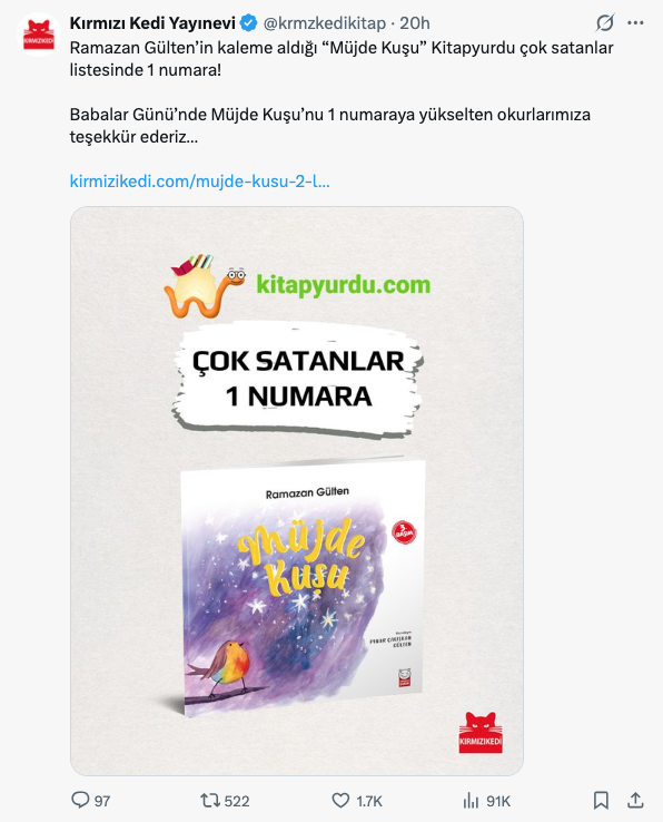 gokhanyucel's tweet photo. 3 gündür, "Dayanışma için satın aldığımız kitaplardan elde edilen kârın tamamını Ramazan Gülten'in ailesine verecek misiniz?" temalı yüzlerce tweet'in hiçbirine cevap vermeyen (ama duyurmaya devam eden) Kırmızı Kedi hakkındaki "belki de iyi niyetlilerdir" düşüncemin sonuna gelmiş bulunuyoruz.