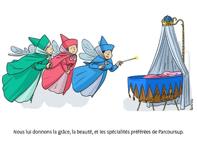tartrais's tweet photo. Nous lui donnons la grâce, la beauté et les spécialités préférées de Parcoursup. (#humour #scolarite #postBac) https://t.co/PeXfOKsGDL