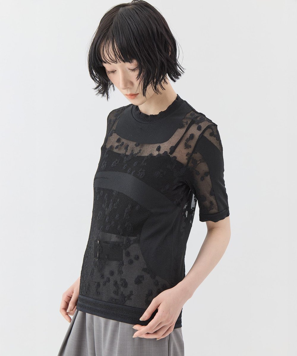 mamekurogouchi マメクロゴウチ Crew Neck tops tops Neck マメクロゴウチ Crew mamekurogouchi