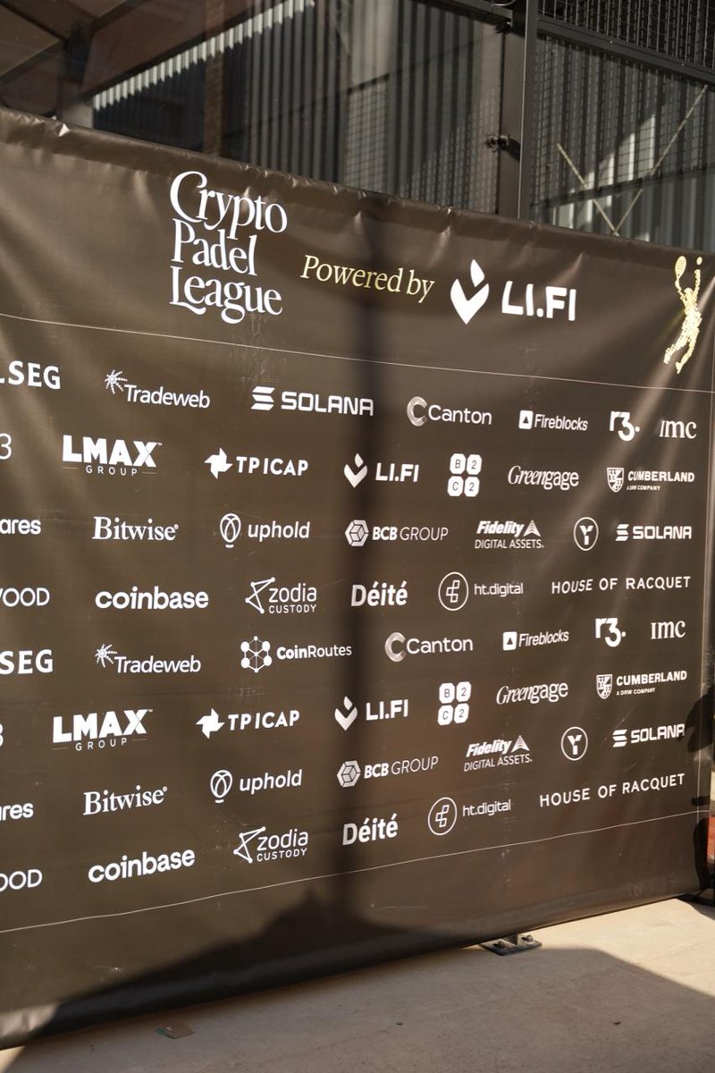 tanjaweb3's tweet photo. Proud to say that I’m almost a perfect culture fit for @lifiprotocol . That "almost" is being athletic and into padel. It looks fun, sounds fun, but my clumsiness is far too strong to ever participate.

Another BUT, my clumsiness hasn’t stopped us from participating in and sponsoring the @CryptoPadelLge 

For the last four weeks, alongside the @solana we’ve been bringing crypto and padel talent to the courts in London, and there are only three weeks to go until the grand finale.

Let the best team win. (Preferably us.)