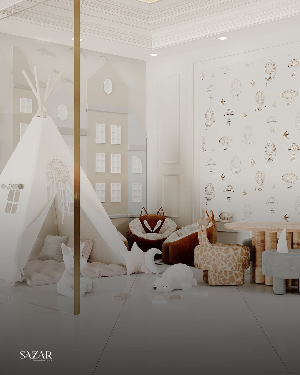 sazar_design's tweet photo. مساحة صُممت لتجعل الانتظار أكثر راحة ومتعة ✨
في سزار ديزاين حرصنا على تصميم منطقة تجمع بين الألوان الهادئة والتفاصيل العملية، لتوفير بيئة مريحة ومناسبة للأطفال ضمن تجربة متكاملة داخل العيادة. https://t.co/8sWsGupHbB