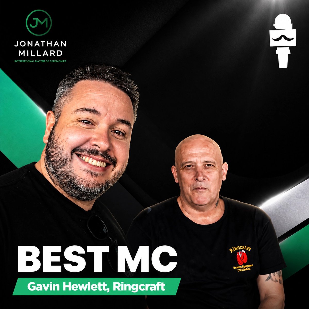 voiceofthevale's tweet photo. When the man who builds rings for the world's biggest shows calls you "Best MC", you know you're doing something right. Cheers to Gavin Hewlett of Ringcraft! 🥊

BBBoC Licensed MC | Equity Member | Fully Insured

#VoiceOfTheVale #InternationalMC #Boxing #MC https://t.co/uOYwAaAOt5