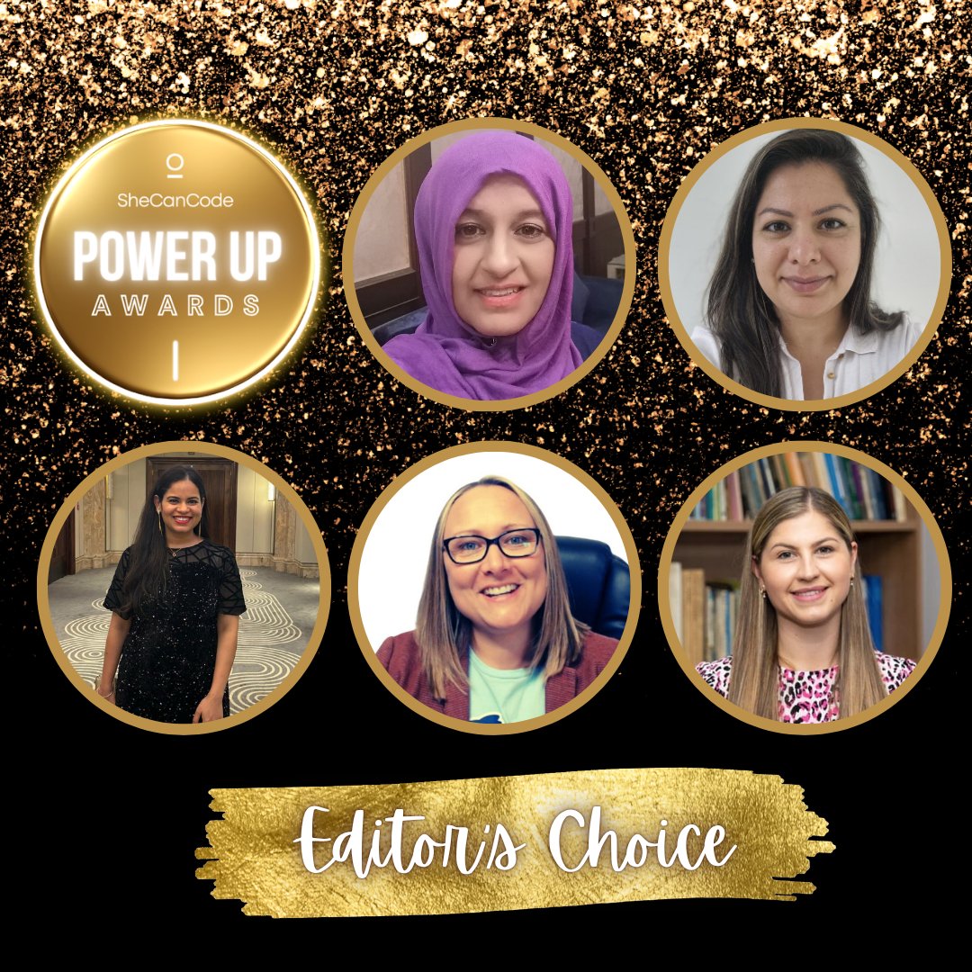 SheCanCodeHQ's tweet photo. @gs1uk @chainalysis Congrats to...

🌟 Madiha Khan, @Capgemini 
🌟 Mini Biswas, @Cisilion
🌟 Parul Chhabra, @IBM
🌟 Rebecca Franks, Flip Computing
🌟 Rebecca Peters, @UniSouthWales

#PowerUpAwards https://t.co/5Eoldc7ftU