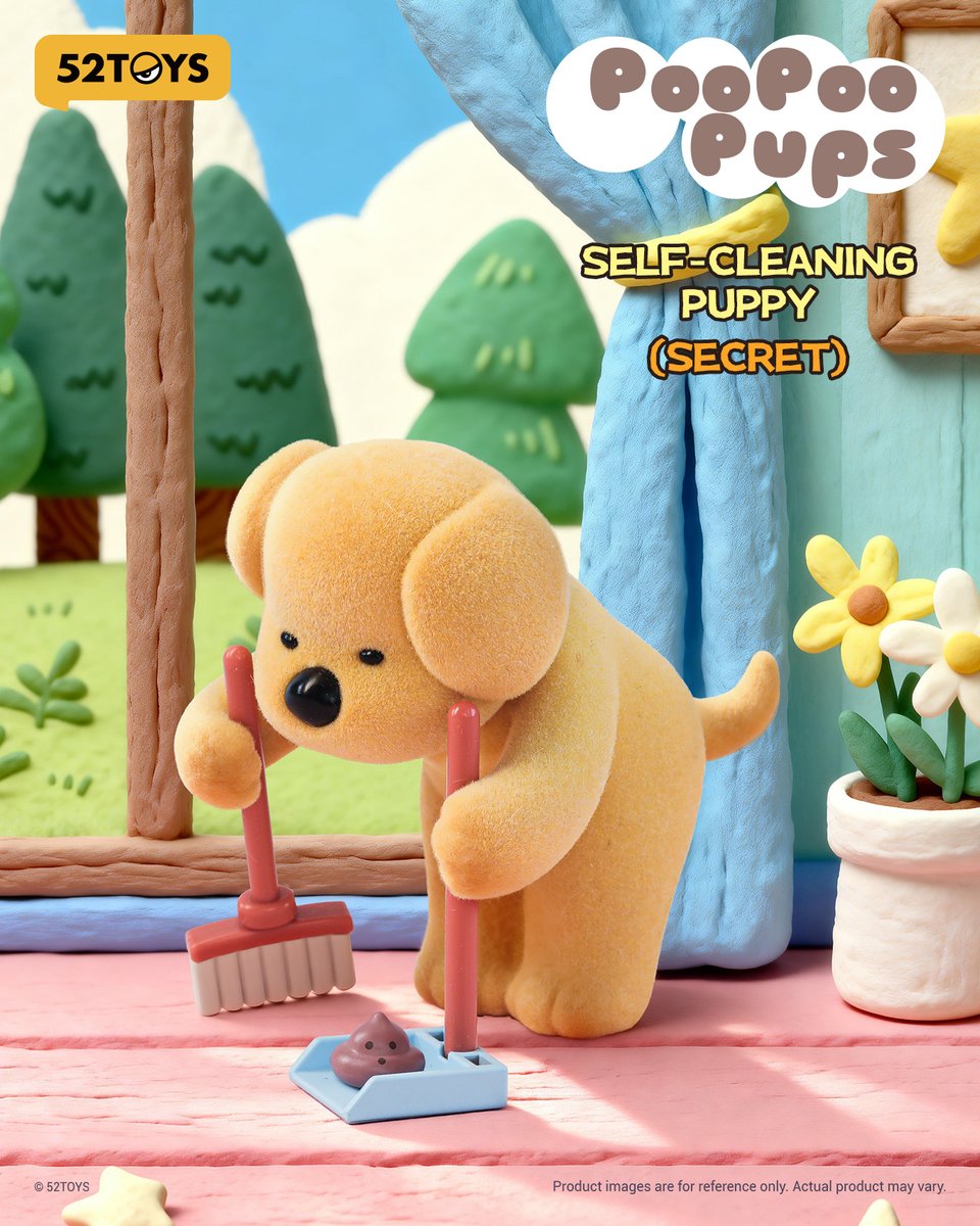 52TOYSJP's tweet photo. かわいいわんこたちが大集合🐶✨

遊んで、食べて、のんびりして…
そして、もちろん💩も！
思わずクスッと笑顔になれる
「52TOYS BLINDBOX うんちわんこ」

まもなく登場🐾
#52TOYS #うんちわんこ #犬 https://t.co/NCRb1GBj8c