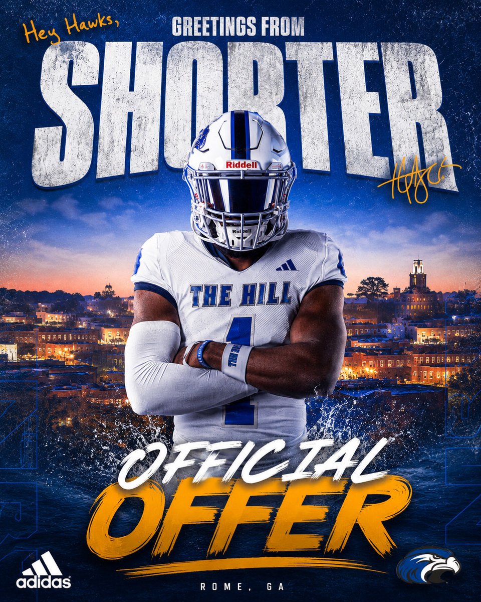 Big_Country8217's tweet photo. Blessed to receive an offer from @coachmorrison58 @CoachMorrisonSU @Shorter_FB 

@NCCEaglesFb @PJHughes48 @G_Fam_4 @Coachjknapp @Velocity_JM @RecruitGeorgia @CJacksonPRZ @GAPrepVarsity @NwGaFootball 

#GoHawks https://t.co/ptHi2kzYnh