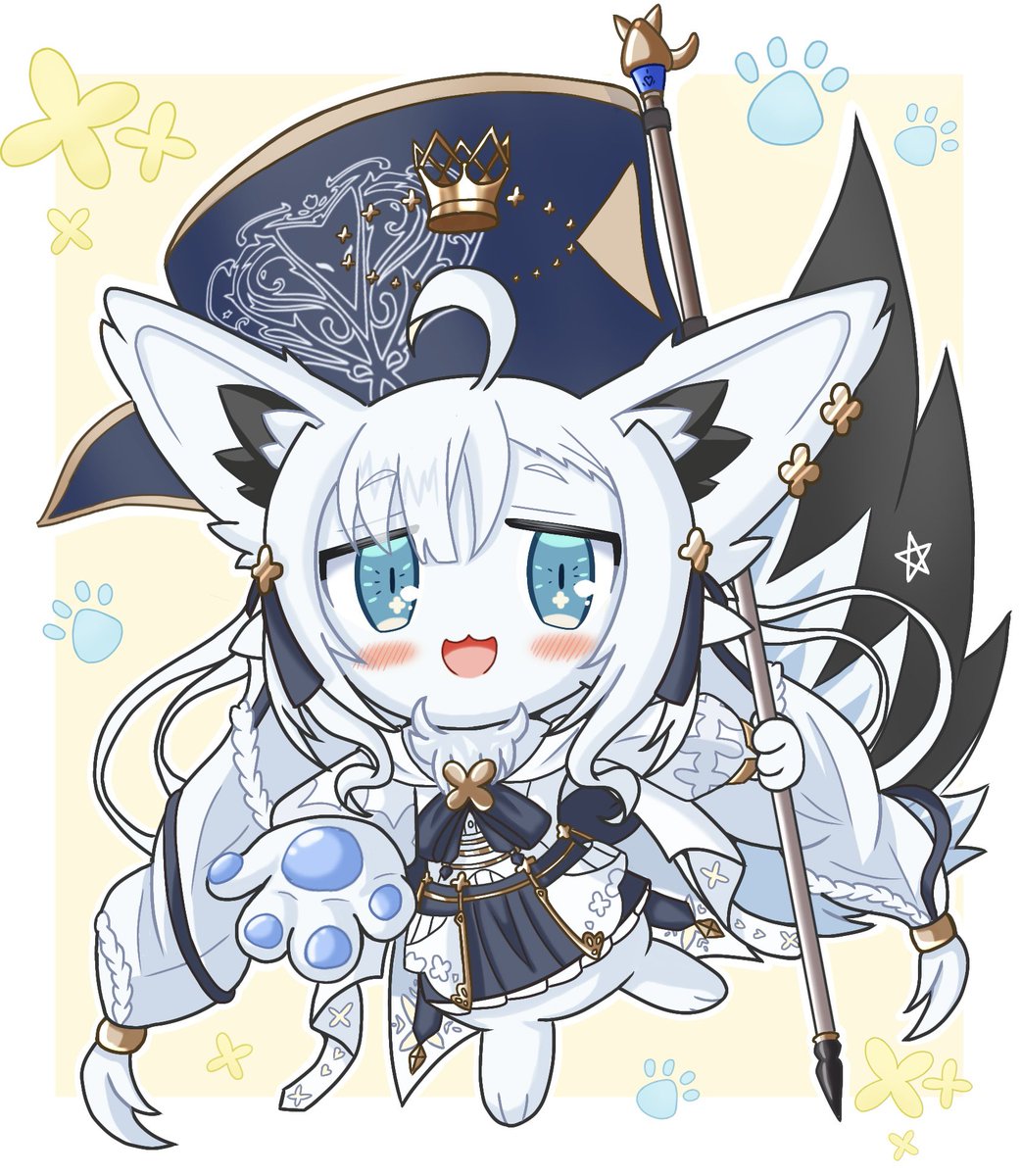 oekaki_Starman's tweet photo. セイントけもけもフブさん
#絵フブキ https://t.co/7sMAnnFPw4