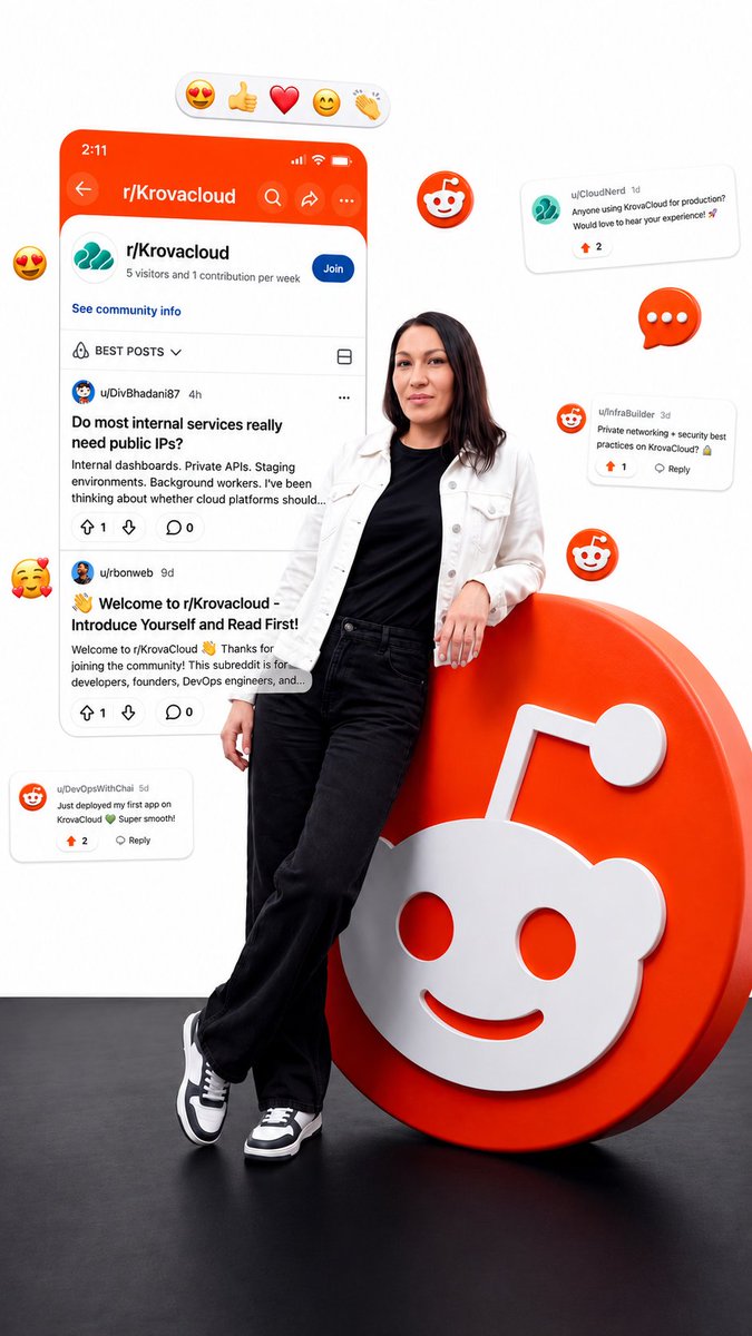 krovacloud's tweet photo. 🚀 The official r/Krovacloud Reddit community is now live!

Discuss cloud security, Firecracker microVMs, deployments, DevOps, and private-by-default infrastructure with other builders.

Join us 👇
https://t.co/bMjgRTbKaD

#KrovaCloud #CloudComputing #DevOps #CloudSecurity https://t.co/3F3zlS58NW