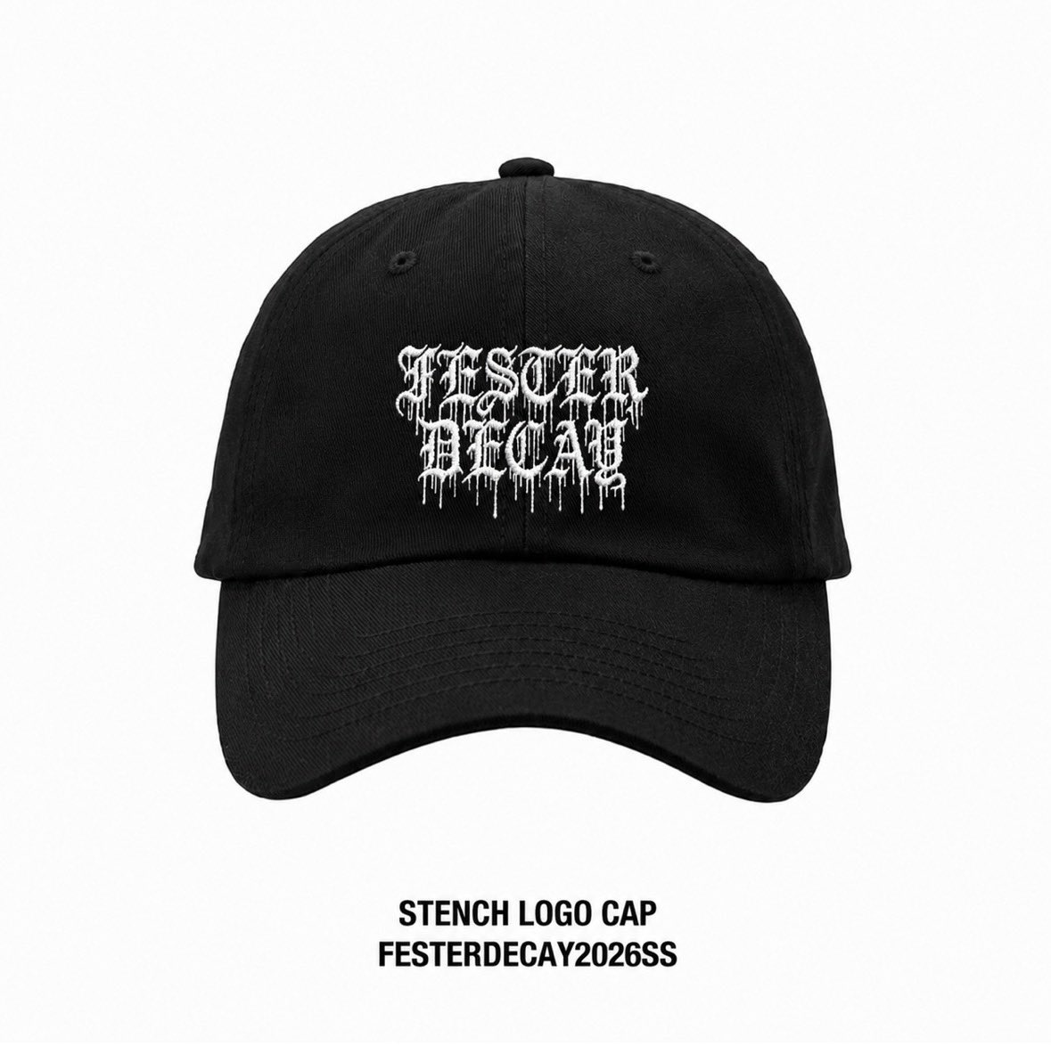 FesterDecay's tweet photo. SSアイテムのキャップを再販します。前回買い逃した方や転売ヤーもよろしくどうぞ。ブラックxブラックも新しく生産します
#festerdecay #goregrind https://t.co/fA2S6zAJuj