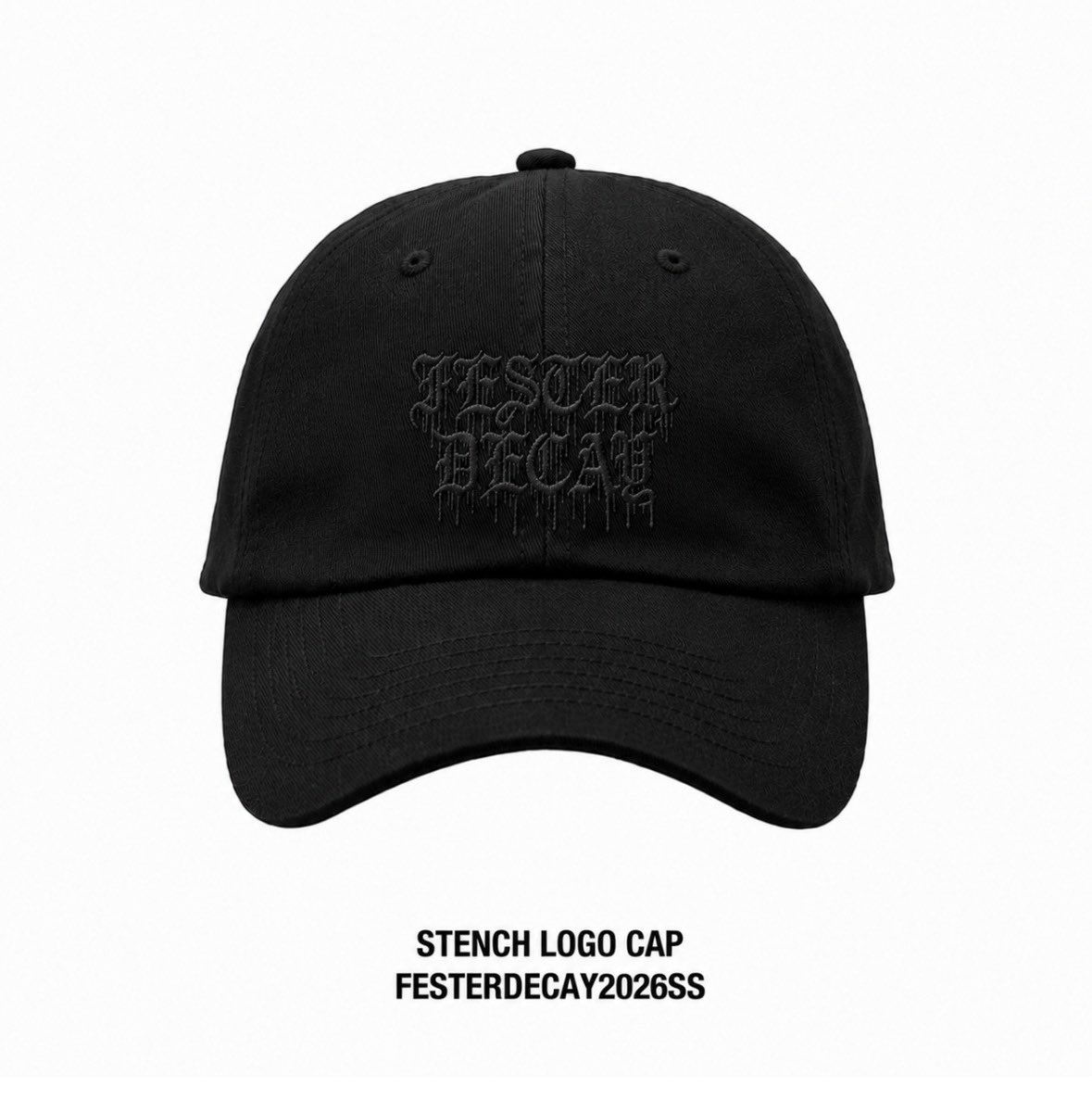 FesterDecay's tweet photo. SSアイテムのキャップを再販します。前回買い逃した方や転売ヤーもよろしくどうぞ。ブラックxブラックも新しく生産します
#festerdecay #goregrind https://t.co/fA2S6zAJuj