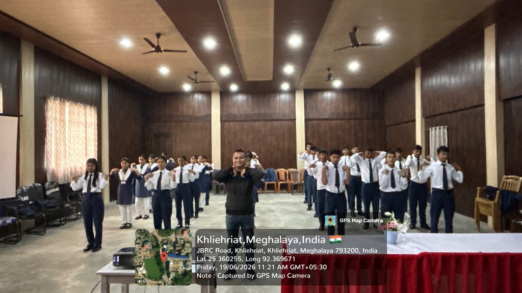 NssEastern's tweet photo. Observation of International Yoga Day, 2026 by our NSS Unit @nss_rdguwahati @_NSSIndia @CellNehu @SNONSSMeghalaya @YASMinistry @PMOIndia https://t.co/cp7ds74WIh