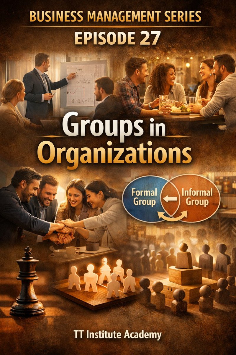 TTInstituteAC's tweet photo. 🎬 2 Minute Summary | Groups in Organizations – Episode 27 📺  https://t.co/TchQ1FZ8CZ📺 Full lecture https://t.co/4LnetGFV4n
👉 Follow for weekly lessons:https://t.co/7P26NgOBvy
#GroupsInOrganizations #Episode27 #BusinessLeadership #QuickLearning #AcademicInsights #EasyLearning https://t.co/vmFKvX1rAX