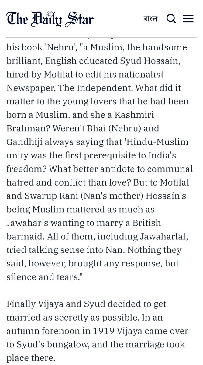 rkalia80's tweet photo. THE SUHRAWARDY FILE IS BECOMING A SKELETON FACTORY
Every New Defence Is Revealing Another Forgotten Connection....🔥 

Before you read further, here are five documented facts:

• The Nehrus were among the most prominent public advocates of Hindu-Muslim unity during the freedom movement.

• Yet when Vijaya Lakshmi Pandit (Nehru's Sister) married Syud Hossain, a Muslim intellectual and journalist, the marriage reportedly faced strong opposition from Motilal Nehru and Jawaharlal Nehru himself.

• Syud Hossain's one of the sisters was married to Sir Hassan Suhrawardy.

• Sir Hassan Suhrawardy was the uncle of Huseyn Shaheed Suhrawardy, who later became Prime Minister of Pakistan.

• Congress is suddenly furious that people are discussing the Suhrawardy legacy and the historical connections surrounding it.

Now let's come to the question @Pawankhera doesn't seem comfortable answering.

For days, the @INCIndia ecosystem has tried to reduce the entire Suhrawardy debate to a technical argument: "The road was named after Sir Hassan Suhrawardy, not Huseyn Shaheed Suhrawardy."

Interesting.

Because the moment people started examining the Suhrawardy legacy more closely, several forgotten chapters of history began resurfacing.

One of them leads directly to the Nehru family.

Historical accounts record that Vijaya Lakshmi Pandit, also known as 'Nan' married Syud Hossain in 1919. The marriage created a major controversy and reportedly faced stiff resistance from the Nehru family despite their public advocacy of Hindu-Muslim unity.

But the story doesn't end there.

Research into Syud Hossain's family background shows that his sisters were married into the Suhrawardy family, including Sir Hassan Suhrawardy. This means the Nehru and Suhrawardy circles were not operating in completely separate worlds. Through Syud Hossain, a documented family connection existed between the two networks.

And who was Sir Hassan Suhrawardy?

The uncle of Huseyn Shaheed Suhrawardy — the man who would later become Prime Minister of Pakistan and whose political legacy remains one of the most debated chapters of Bengal's history.

This is where Pawan Khera's response becomes particularly revealing.

Instead of addressing these historical connections, he points to a professional association between Dr. Syama Prasad Mookerjee and Dr. Hassan Suhrawardy. Nobody disputes that prominent academics and administrators worked together in institutions. That was never the issue.

The real question is different.

Why does every discussion about the Suhrawardy legacy trigger such extraordinary defensiveness from the Congress ecosystem?

Why the sudden rush to draw distinctions, build firewalls and discourage scrutiny?

Perhaps because every layer that gets peeled back reveals another forgotten chapter.

The Direct Action Day chapter.

The Pakistan chapter.

The Nehru-era chapter.

The family connection chapter.

What began as a debate over a road name is increasingly becoming a debate over history itself.

And if the reaction from Congress leaders is any indication, many more forgotten chapters may still be waiting to be rediscovered.

Because history has a habit of opening old cupboards.

And not everyone is comfortable with what comes out.

(In the attached family photo, Syud Hossain, sitting bottom right, can be seen with the Surhawardy family)