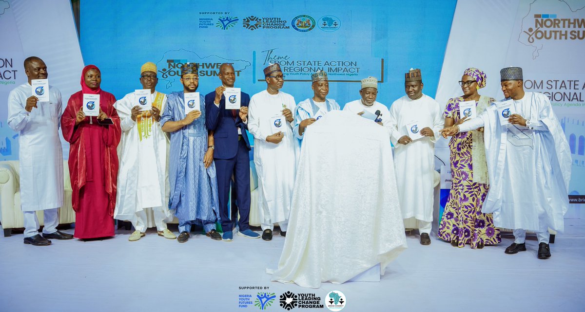 BridgeConnectNG's tweet photo. The Northwest Youth Summit was a Success!🥳🎉

The Northwest Youth Summit concluded with the official launch and endorsement of the Northwest Youth Policy Agenda.

We thank Nigeria Youth Futures Fund (@ng_youthfund ) for seeing this vision with us. 

#nyff #bcaiylcp https://t.co/xTAfjXpP5W