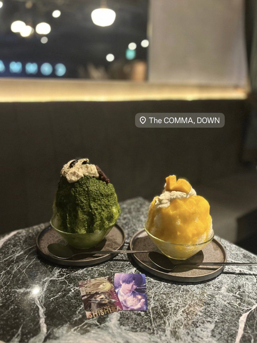 nloxq_'s tweet photo. 今年初かき氷🍧店内めちゃめちゃ素敵だった^ᴗ.ᴗ^︎♩✨ https://t.co/kSnI8Gxkpa