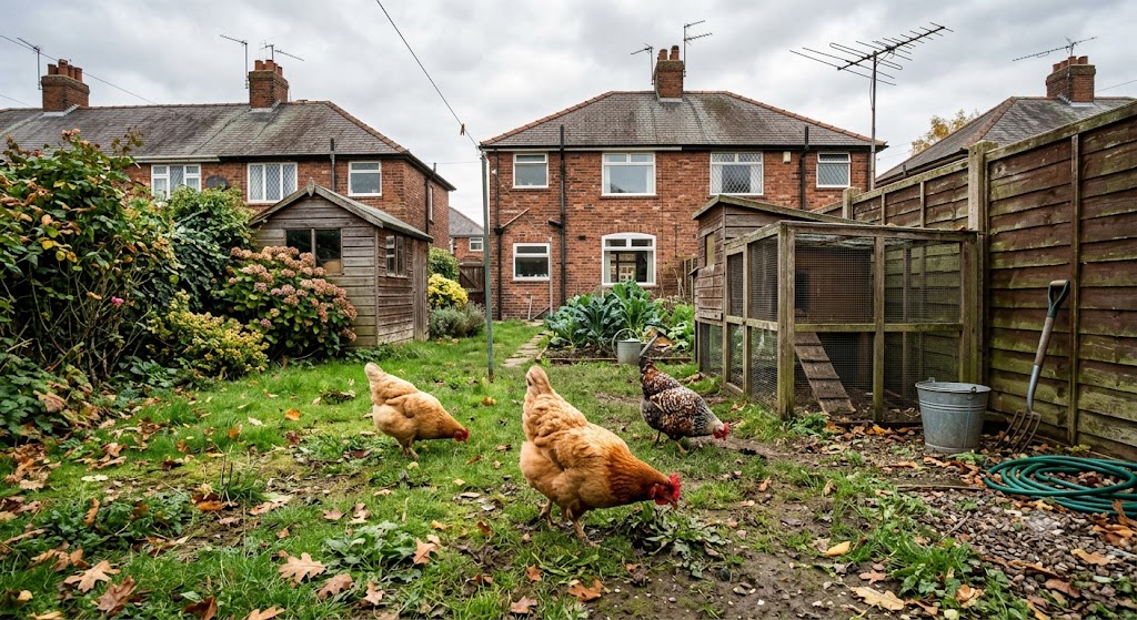SamaHoole's tweet photo. Not so long ago, a few hens at the bottom of the garden were as ordinary in Britain as a washing line, and remarked on about as much.

The run sat down past the vegetables, a patch of bare earth and a henhouse knocked together from offcuts and tarred felt. Four or five birds, a Rhode Island Red, a Light Sussex, a leghorn or two, and every one of them had a name. Brownie. Speckle. The one with the bad foot. A child's first job of the day was to go down with a basin and lift the eggs from the straw, still warm, sometimes still mucky, and carry them up to the kitchen cupped in both hands like something holy.

There was a bucket under the sink for them. In went the peelings, the crusts, the outer leaves of the cabbage, the cold porridge, the scrapings of every plate, and on a Saturday it was boiled up with a bit of bran into a grey mash that left the whole house smelling like the inside of a kettle. The hens turned that bucket of leavings back into breakfast. Nothing was wasted, because the hens ate what the bin gets now.

In the war it became a patriotic act. You could hand back your weekly egg ration for a sack of feed and keep your own birds, and people raised hen houses out of old oil drums and scrounged chicken wire and fed the country one back garden at a time. The cockerel woke the street. The broody hen sat in a tea chest in the shed. The spare eggs went over the fence to the woman three doors down, who sent back a twist of sugar.

Then the whole world of it quietly went. The garden was paved over for the car. The supermarket sold six eggs for less than the feed cost. The young family who moved in would not know where to begin, and the rules tightened until it became, of all things, illegal to feed a hen the kitchen scraps every household once saved for exactly that.

A few hundred thousand keep a few birds still, and bless them for it. But the ordinary garden hen, the one your nan had, the one that gave a child his first lesson in where food really comes from, is leaving the country quietly, coop by coop.

The egg in the shop will never be warm in your hand on a cold morning. That one you had to go down the garden and lift for yourself.