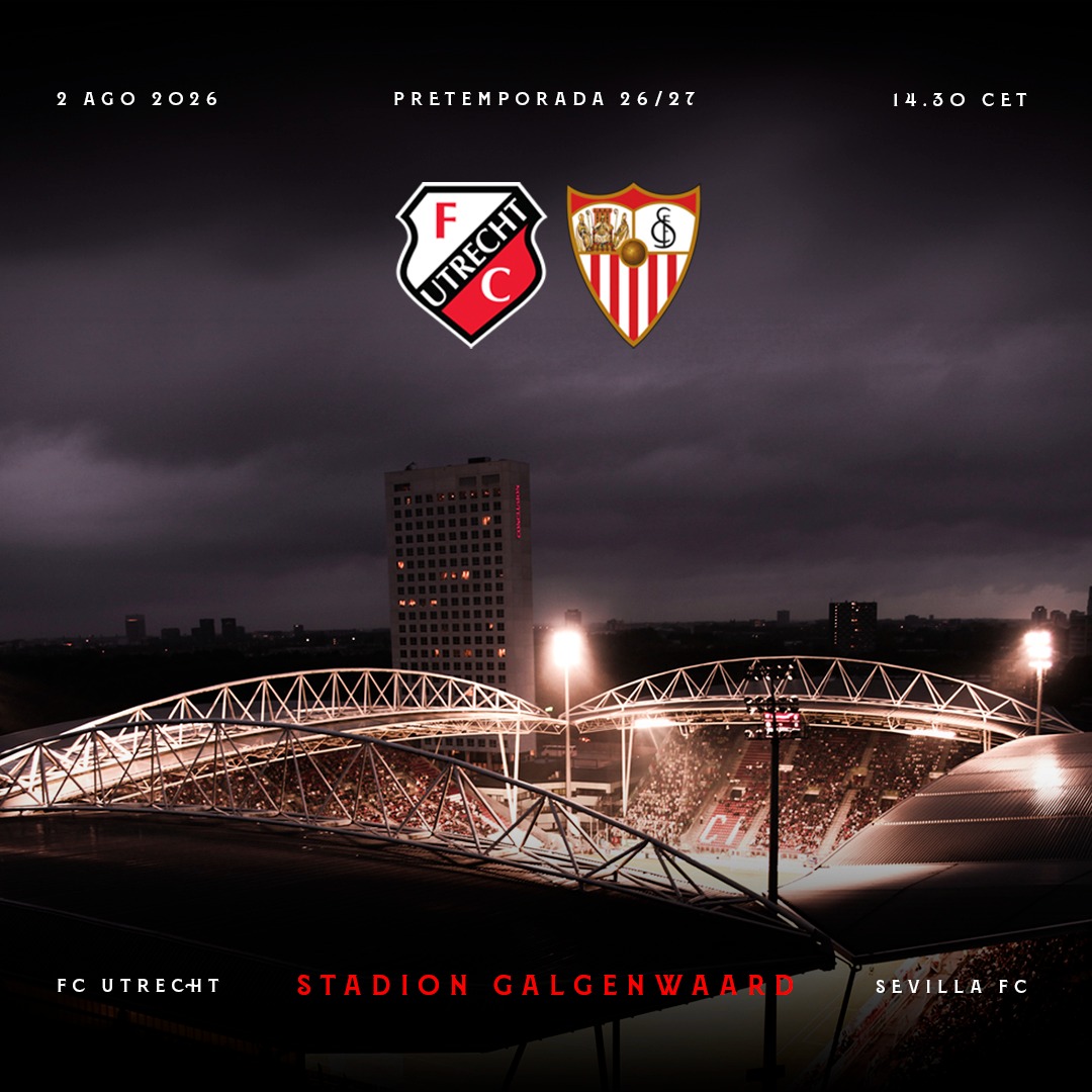 SevillaFC's tweet photo. ✈️ Stage de pretemporada en Países Bajos entre el 30 de julio y el 7 de agosto, con amistosos ante @necnijmegen y @fcutrecht. 🇳🇱

#WeareSevilla