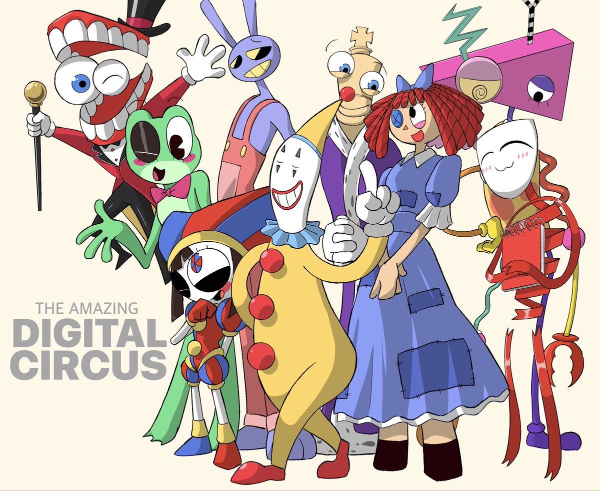 Banibani131231's tweet photo. 完成したー！！
アメデジ今まで本当にありがとう！！
#TheAmazingDigitalCircus #TADCㅤ https://t.co/RRODE4Cmr1