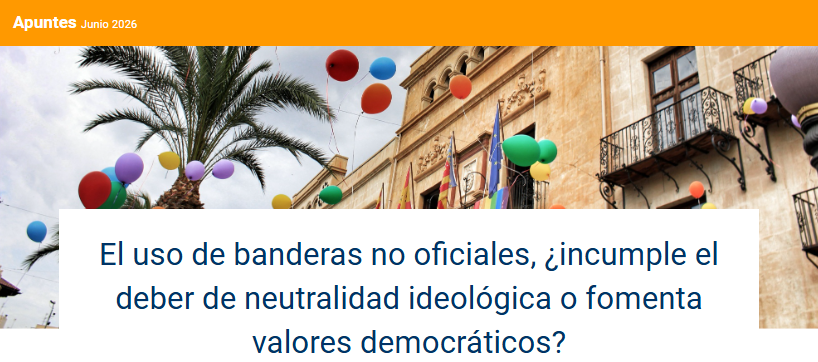 Corp_esPublico's tweet photo. 🏁 ¡#APUNTES! ¿Puede un #ayuntamiento colocar ciertas banderas en su edificio consistorial? ¿Bajo qué amparo normativo? ¿Se aplica el mismo régimen a todos los movimientos? ¿Existen requisitos concretos? Si esto te interesa, no te pierdas nuestra revista. https://t.co/IkZwgOevhu https://t.co/UCWyAlMTwu