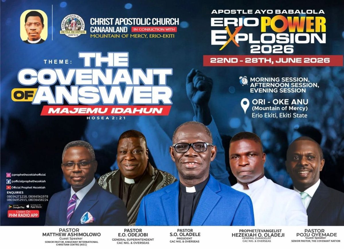 pastorpoju's tweet photo. The week is upon us. Ori-Oke Iyanu. https://t.co/xQUJ2IJkXq