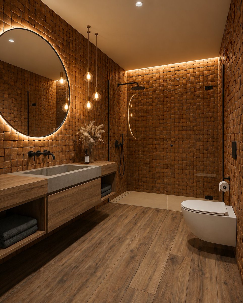 MOWAFAQSAS's tweet photo. Bring Nature Into the Bathroom."

 "Handcrafted Coconut Shell Mosaics for Luxury Wellness Spaces."
"Where Nature Meets Luxury."
"Transform bathroom walls into serene, spa-inspired surfaces with the warmth and beauty of handcrafted https://t.co/mzlJv2tbGH