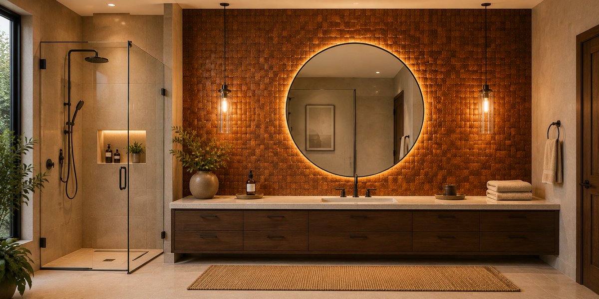 MOWAFAQSAS's tweet photo. Bring Nature Into the Bathroom."

 "Handcrafted Coconut Shell Mosaics for Luxury Wellness Spaces."
"Where Nature Meets Luxury."
"Transform bathroom walls into serene, spa-inspired surfaces with the warmth and beauty of handcrafted https://t.co/mzlJv2tbGH