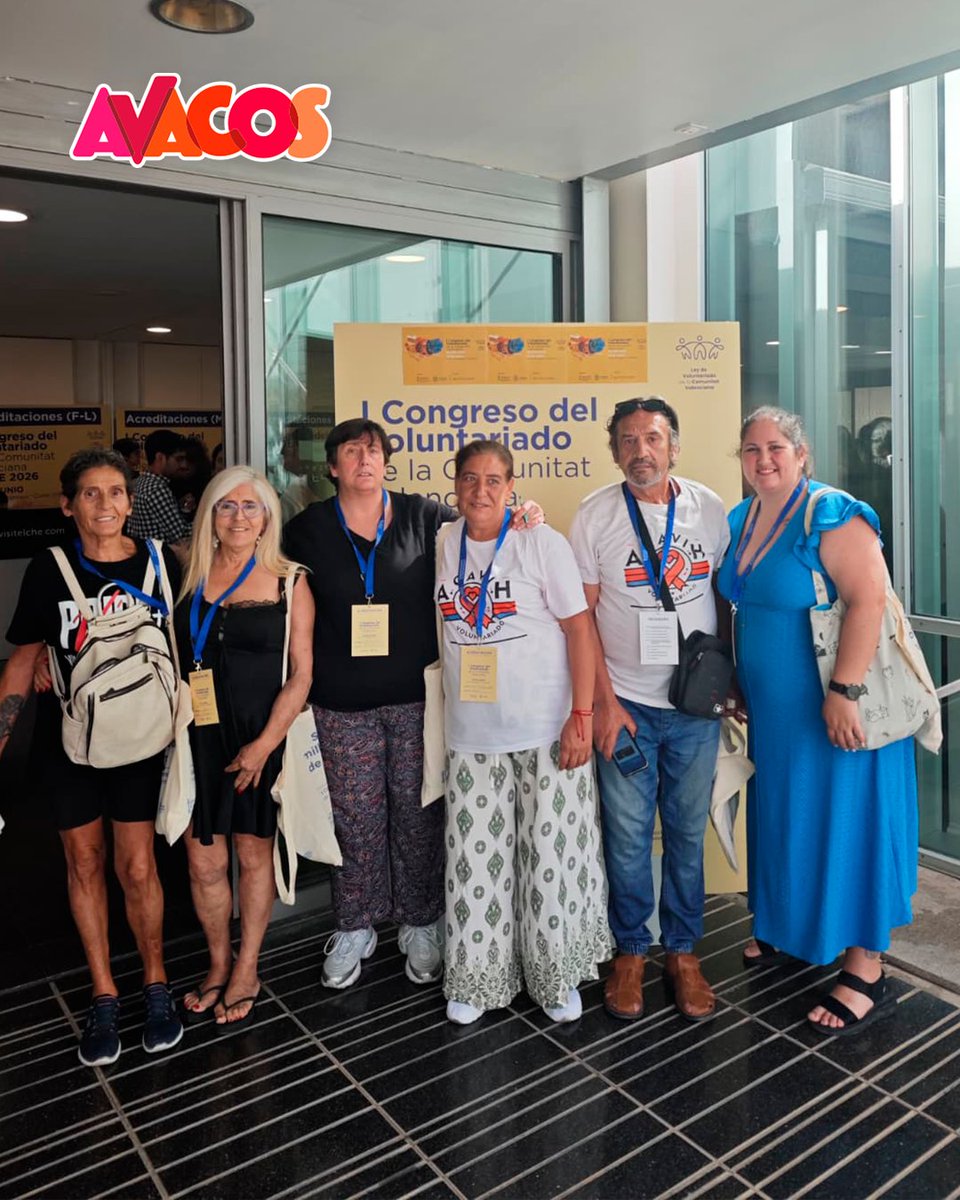 AvacosH's tweet photo. ¡El viernes estuvimos en el I Congreso Autonómico de Voluntariado de la Comunitat Valenciana! 🟣🔴🟠
📲 963 34 20 27
📩 avacos-h@avacos-h.org
📍C/ Gabriel y Galán, 24. Valencia
#avascosh #avacos #sexualidad #sexoseguro #pruebadeVIHda #VIH #valencia #sida @calcsicova #calcsicova https://t.co/T0as80vj2C