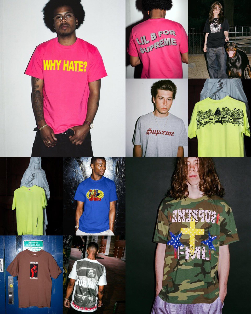 Supreme 26SS Week18 Summer Tees が国内6月27日（土）より発売と公式