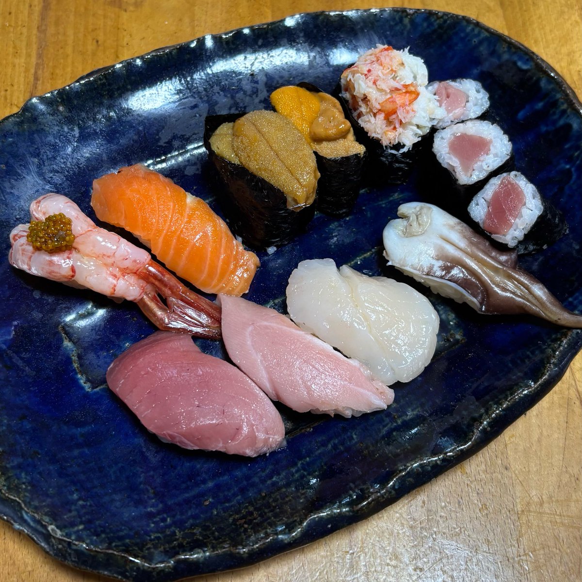 STOMONSTER's tweet photo. 魚健／豊洲市場
(まとめセット)
塩水雲丹(バフン)  蟹ほぐし身 トリ貝
帆立 シマエビ
ムラサキウニ
まぐろ

先週末、X開くと@uoken_isobe さんのまとめセットがアップされたばかり✨
すぐに飛び付き雲丹も追加。やってみたかったバフンとムラサキの食べ比べ😍豪華な父の日寿司パーティーになりました🥳 https://t.co/5AJtV4r3Q9