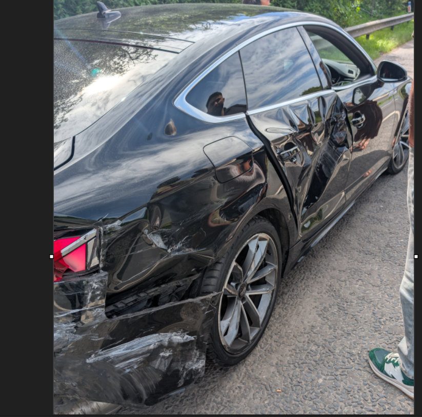 hm_devx's tweet photo. #m61 crash  21/06/2026
@AudiOfficial 

dashcams should be made mandatory

the other party claimed that I drove into them 🤦‍♂️ https://t.co/EemNWvabap