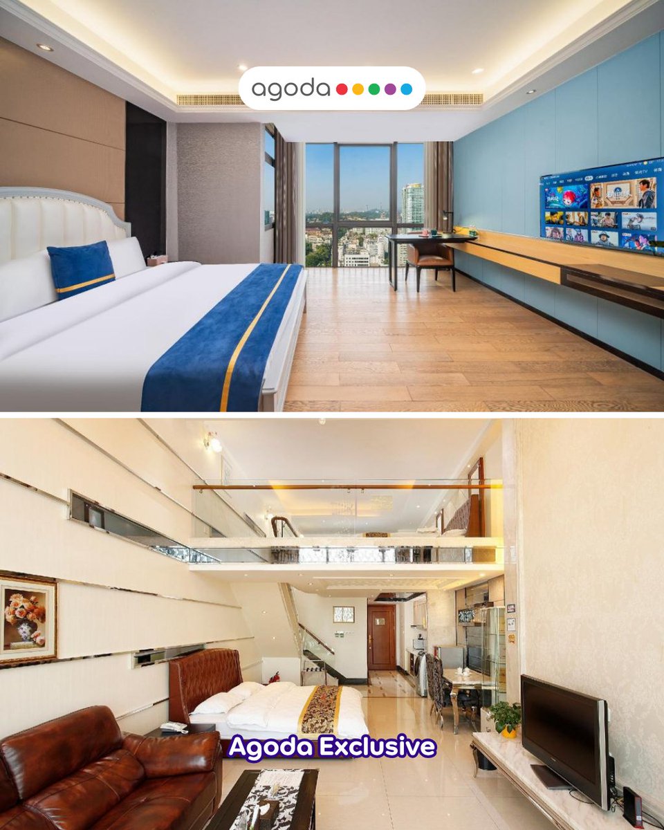 agodasg's tweet photo. Guangzhou + Shanghai, 6 hotels 🇨🇳
🌸 GZ: Cloudy Apt Beijing Rd, Hakka Ap
🏙️ SH: Banyan Tree Bund, IFC Residence, Oriental Riverside, Novotel Clover

Find yours on Agoda 👉 https://t.co/YC0gTXtm8Y https://t.co/pTwVDwKOe7